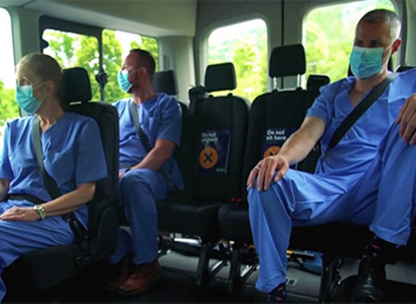 Hospital and Medical Workers Shuttle Service