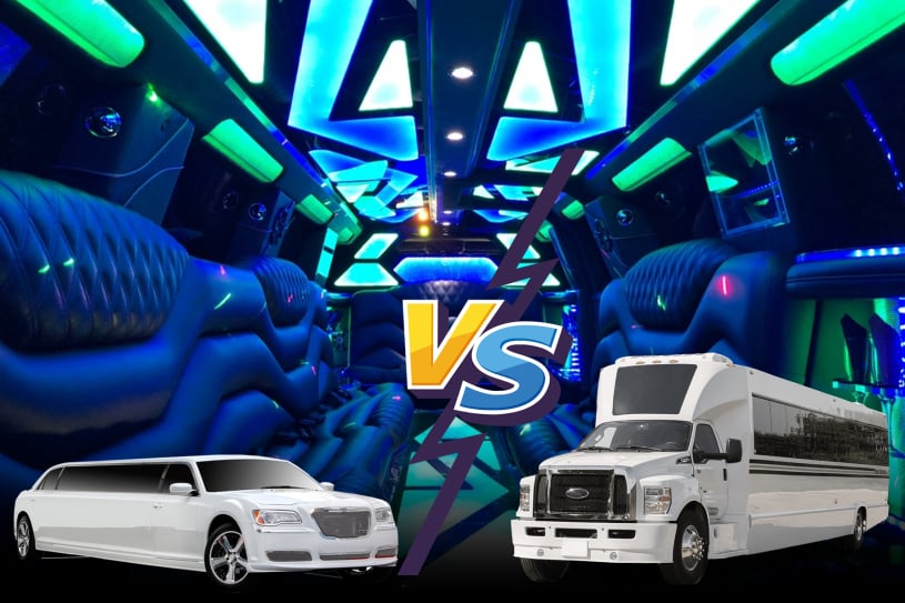 Choosing Between a Limousine and a Party Bus 