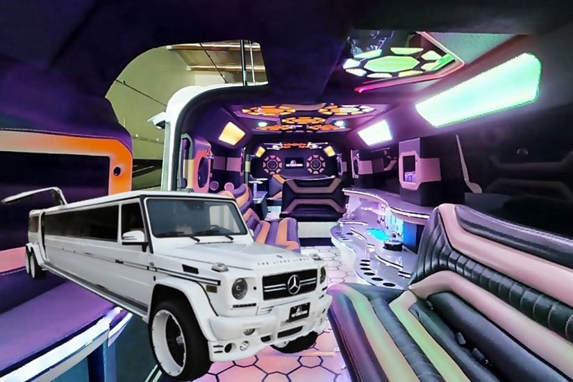 Mercedes G Wagon Stretch Limo